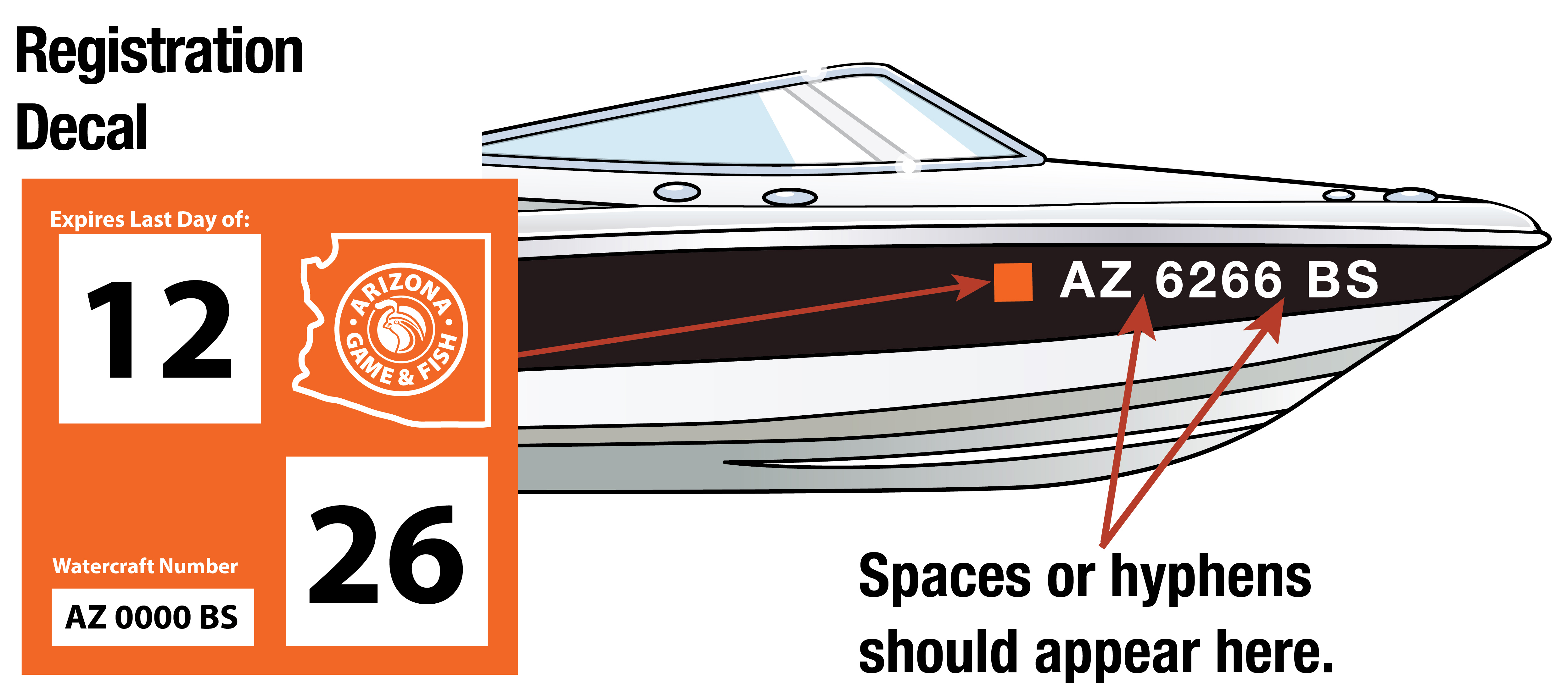 Arizona Boat Decal
