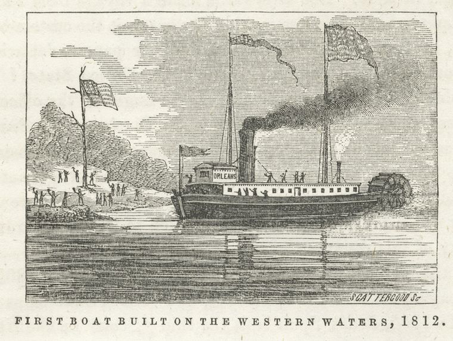 illustration of a steamboat