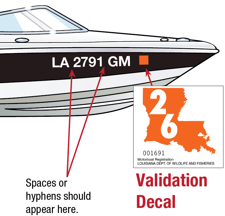 Louisiana Boat Decal